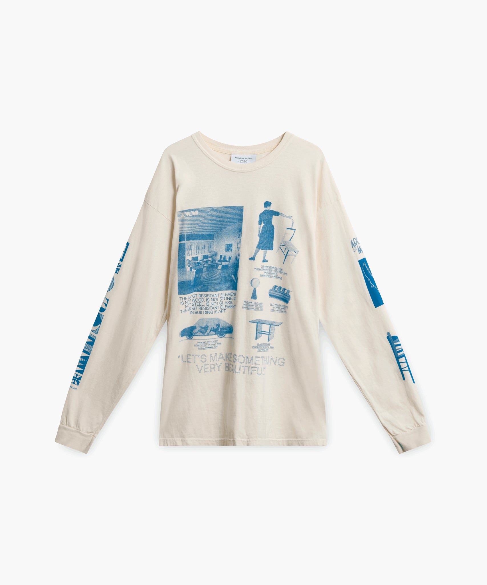 Furniture Archive LS Tee - Ivory