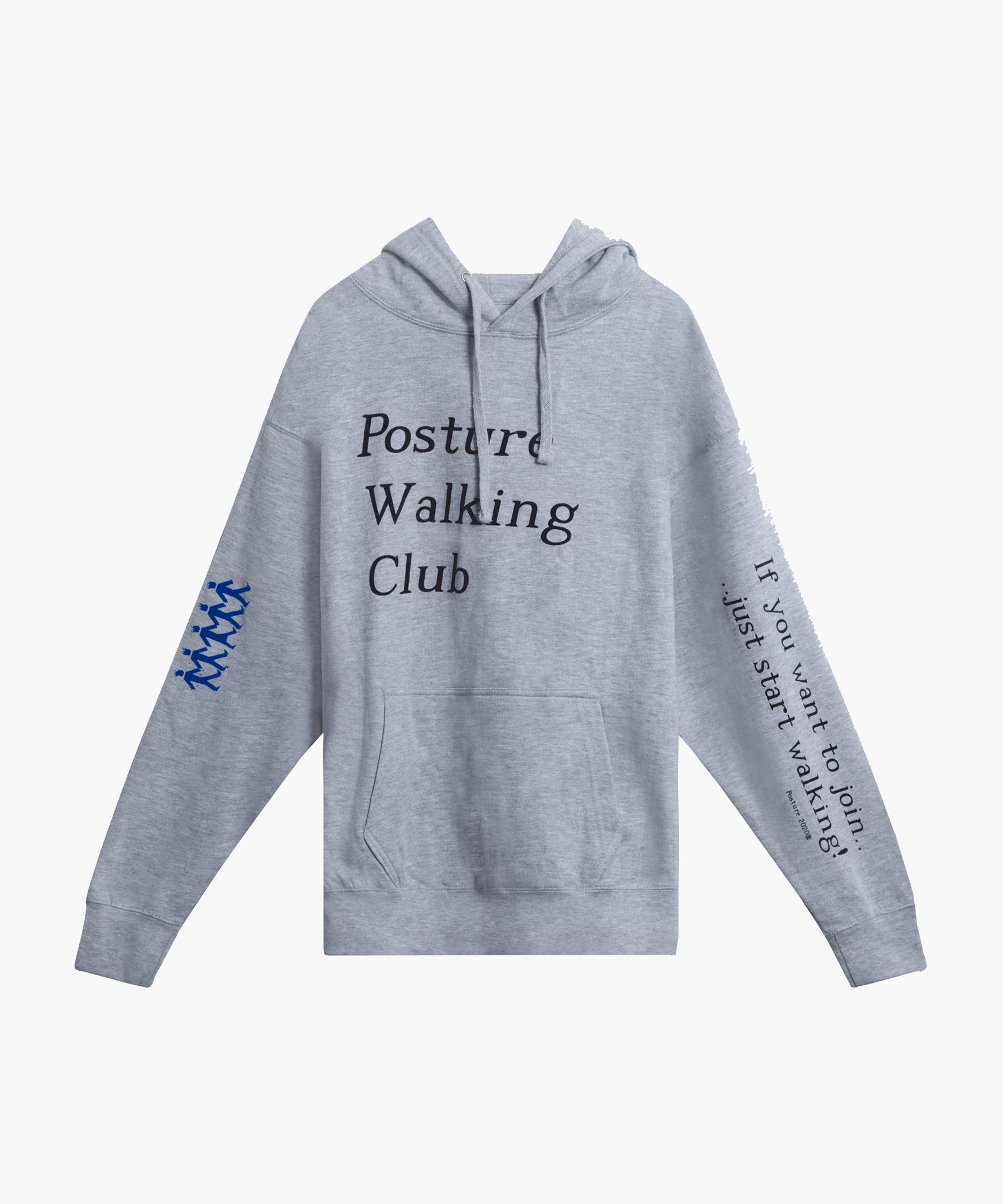 Posture Walking Club Pullover - Grey